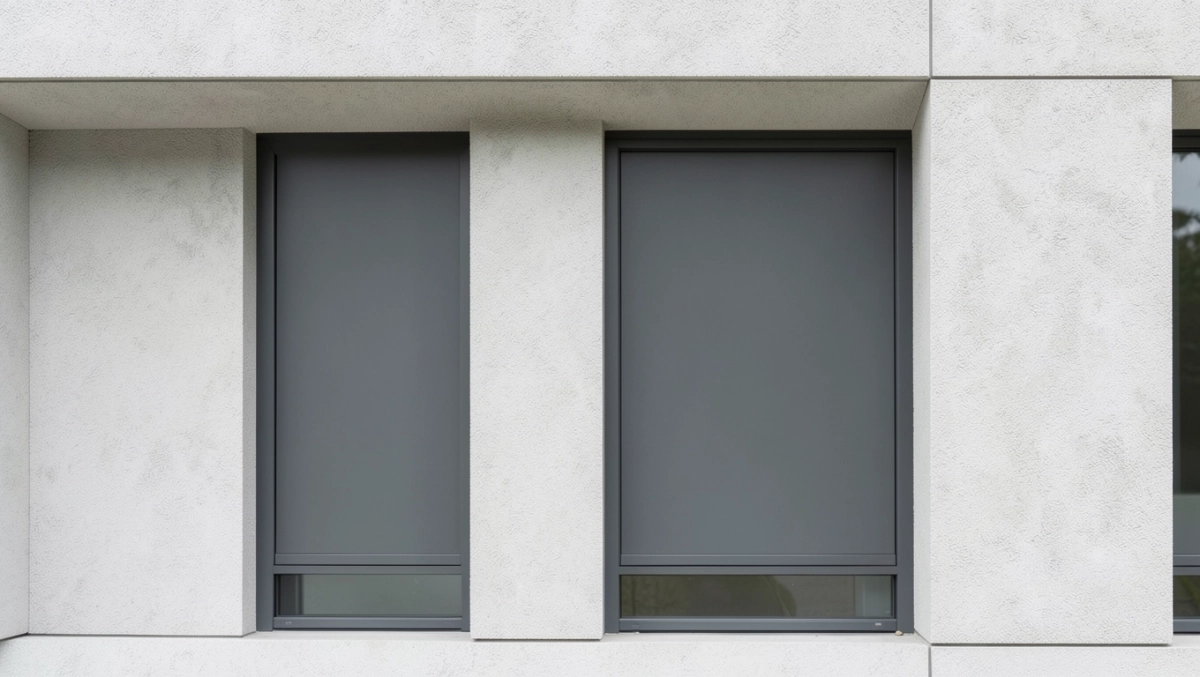 grafitowe okna w domu