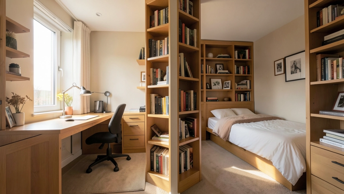 Jak podzielić pokój z jednym oknem na dwa mniejsze