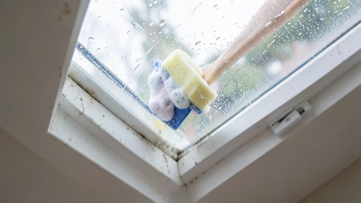 Jak umyć okno dachowe z dolnym otwieraniem
