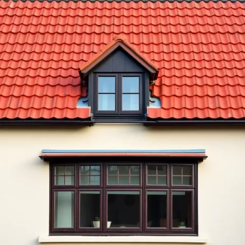 Czerwony dach jakie okna