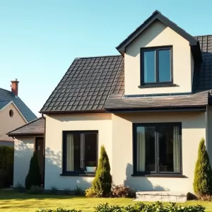 Dach i okna antracyt jaka elewacja