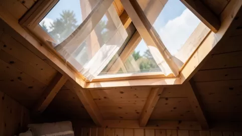 firanki na okna na poddaszu