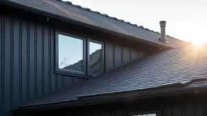 Grafitowy dach jakie okna
