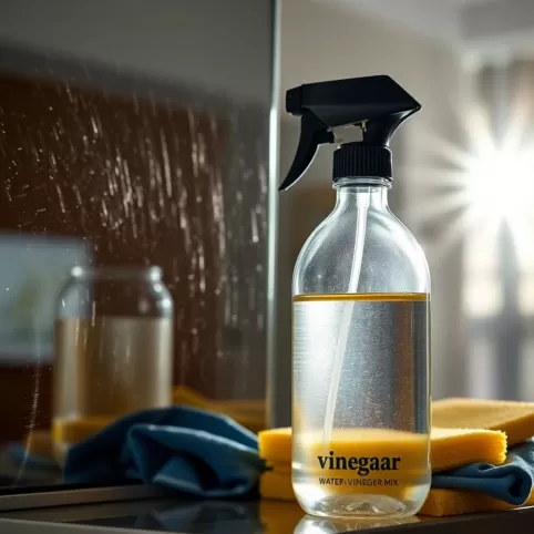 Jak myć okna octem
