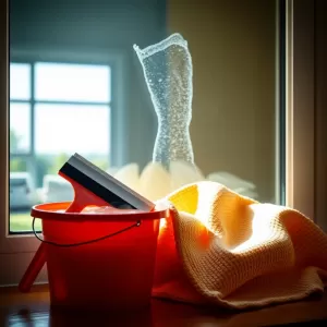 Jak myć okna ściągaczką