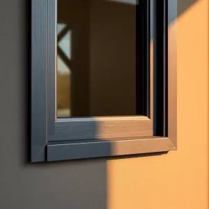 Okna antracyt jaki parapet wewnętrzny