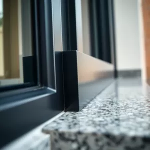 Okna antracyt jaki parapet zewnętrzny